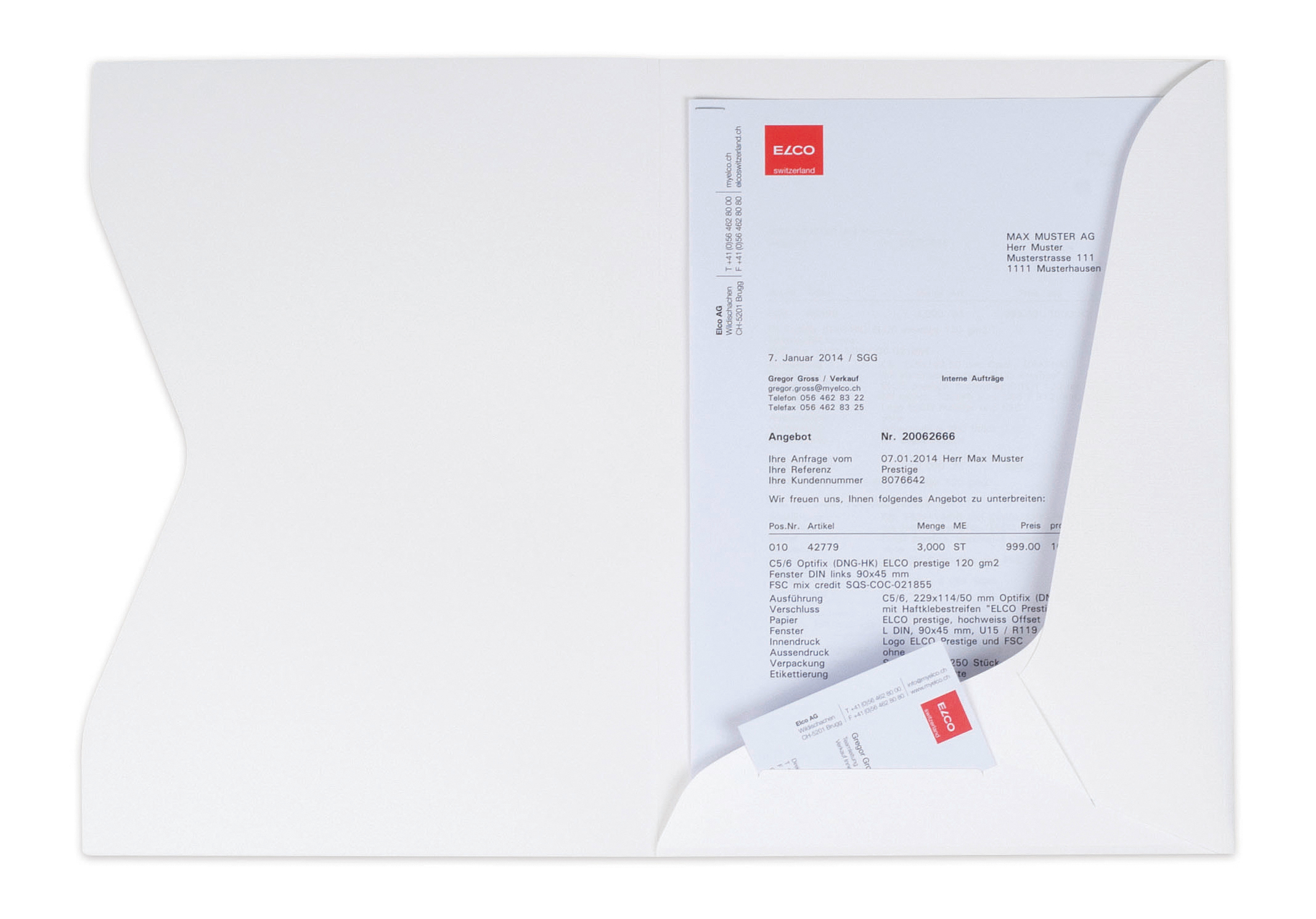 Seetal Elco ELCO Offertmappe Prestige A4 29450.33 weiss 10 Stück – Hochwertig & günstig bei ShopDeca