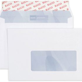 ELCO Couvert Premium m/Fenster C6 30696 100g, weiss 500 Stück