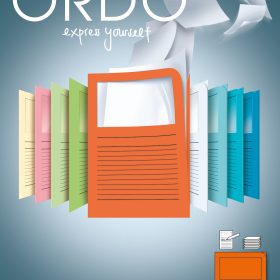 ELCO Organisationsmappe Ordo A4 73695.82 classico, orange 10 Stück