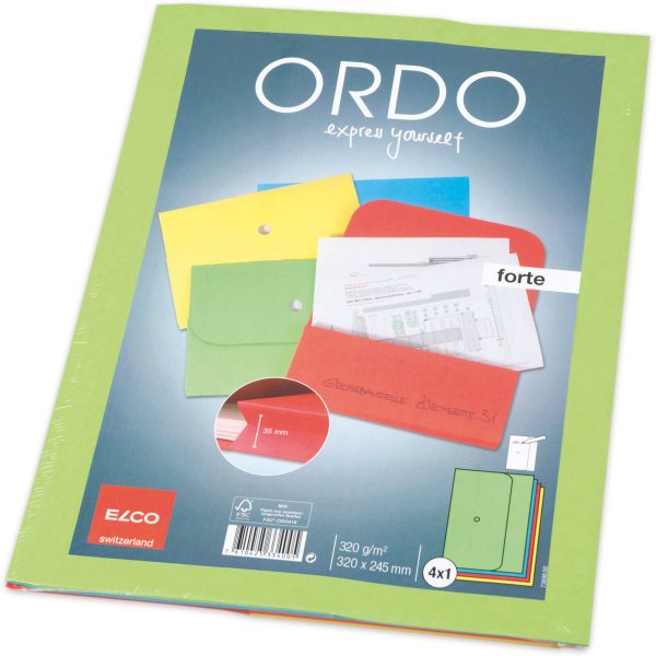 ELCO Organisationsmappe Ordo A4 73698.00 prestige, assortiert 4 Stück