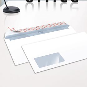 ELCO Couvert Office m/Fenster C5/6 74465.12 80g, weiss 25 Stück