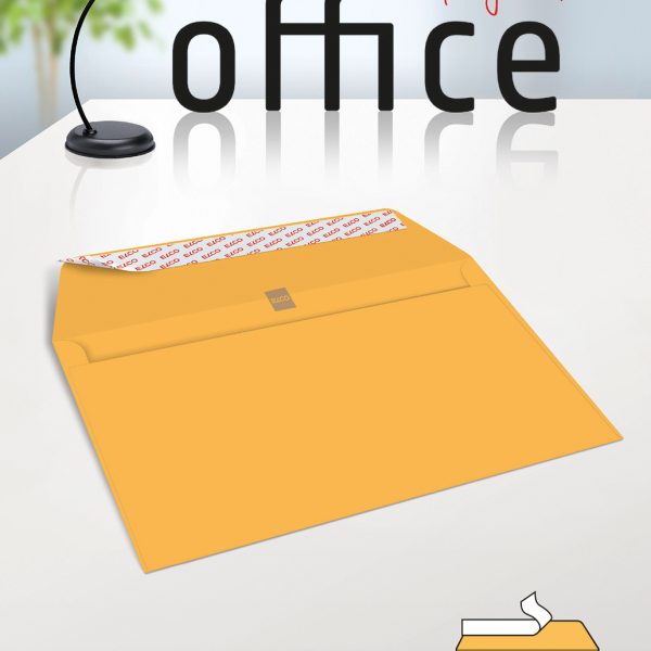 ELCO Couvert Office o/Fenster B5 74497.72 120g, gelb 10 Stück