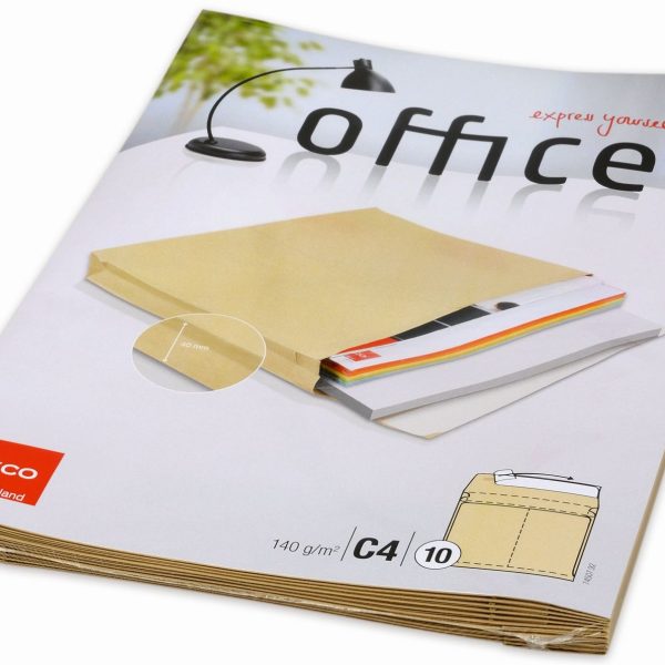 ELCO Couvert C4 74507.92 mit Falten braun 140g 10 Stück