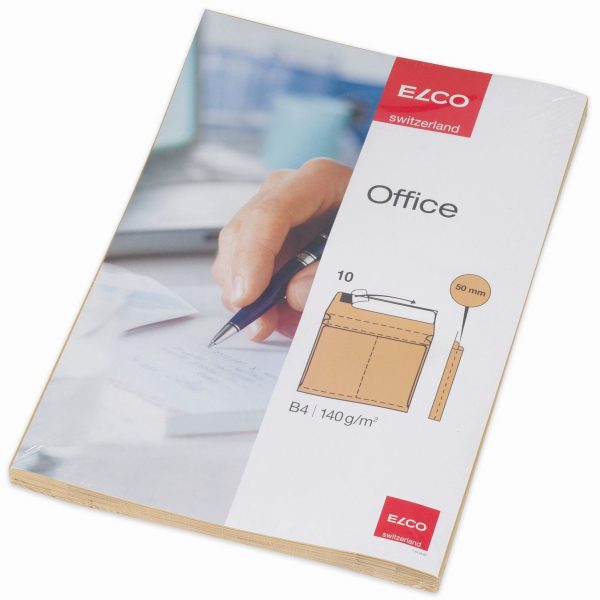 ELCO Couvert B4 74508.92 mit Falten braun 140g 10 Stück