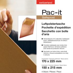 ELCO Luftpolstertasche 145x215mm 74550.92 braun 4 Stück