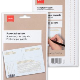 ELCO Paketadressen A6 75010.00 weiss, blickdicht 30 Stück