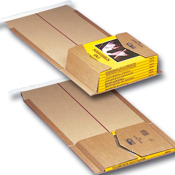 ELCO Verpackung Easy Pack 845641114 braun, 155x215x58mm 2 Stück
