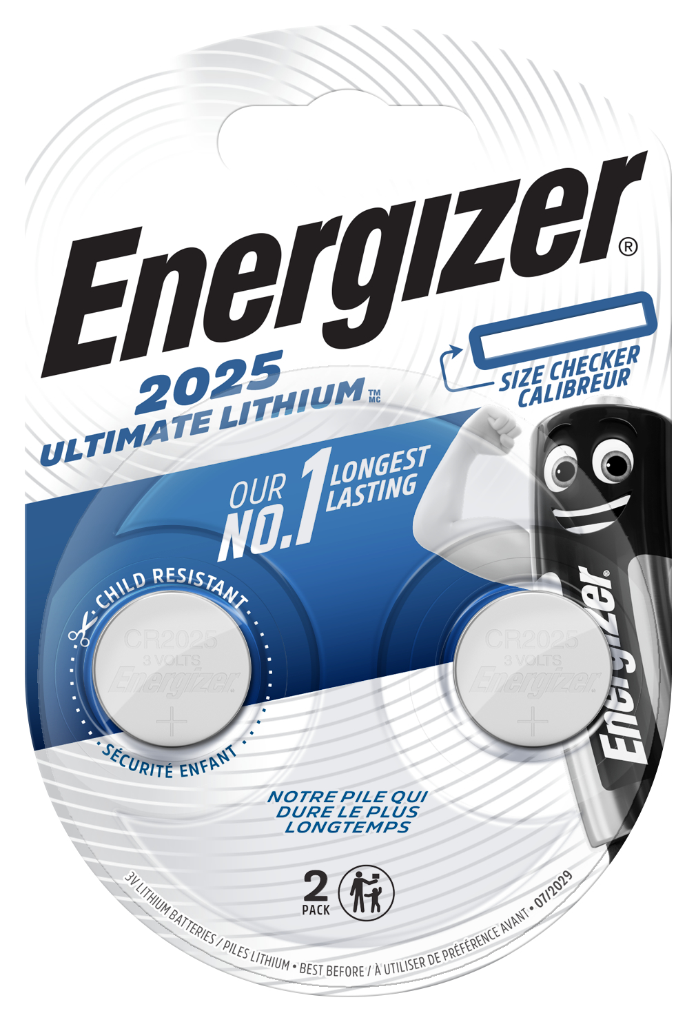 ENERGIZER-E301319401-7638900452679 ENERGIZER Knopfzelle Ultimate Lithium 3V E301319401 155 mAh 2 Stück – Hochwertig & günstig bei ShopDeca