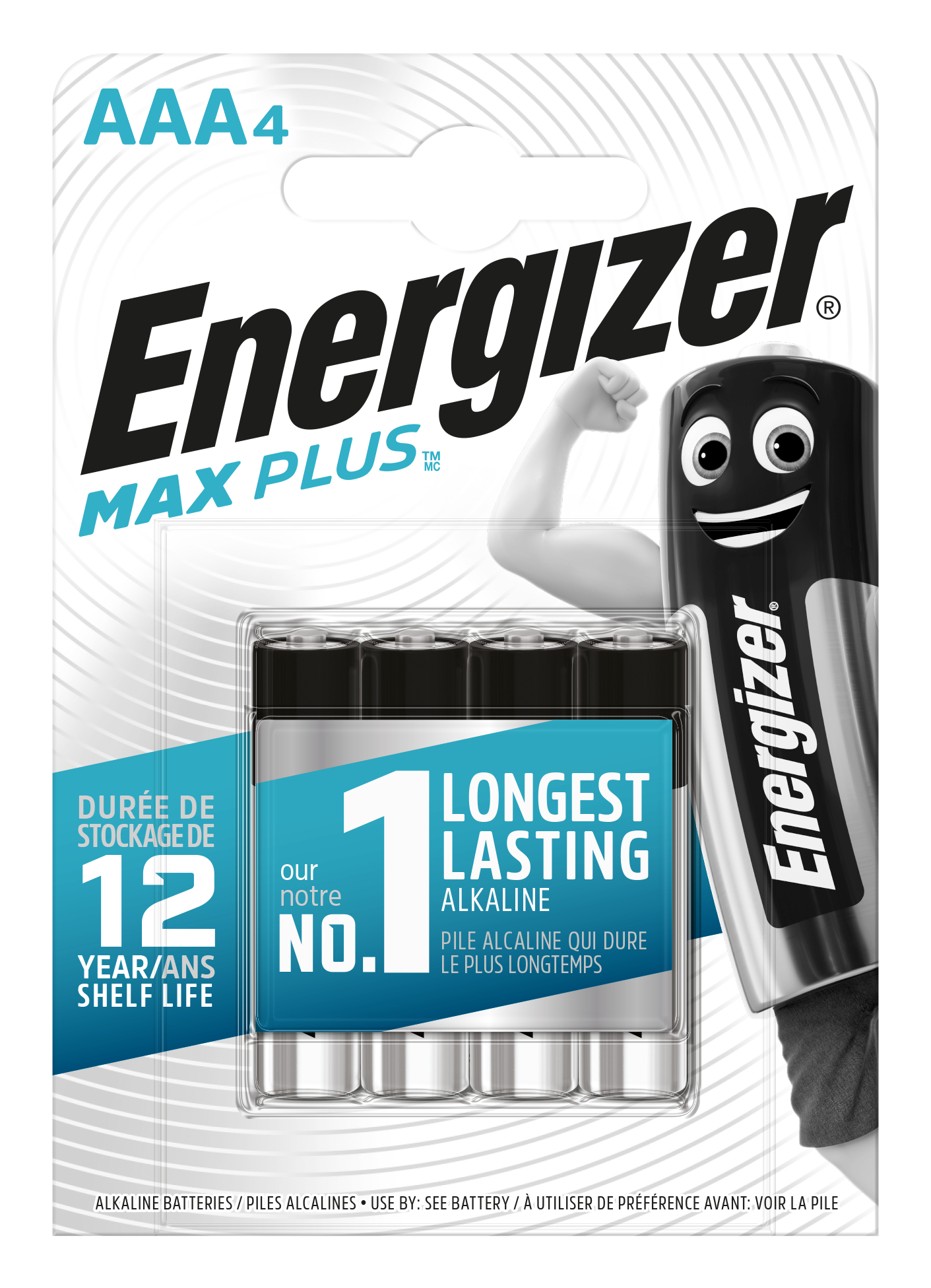ENERGIZER-E301321404-7638900423051 ENERGIZER Batterie Max Plus 1,5V E301321404 Micro 1300 mAh 4 Stück – Bild 1