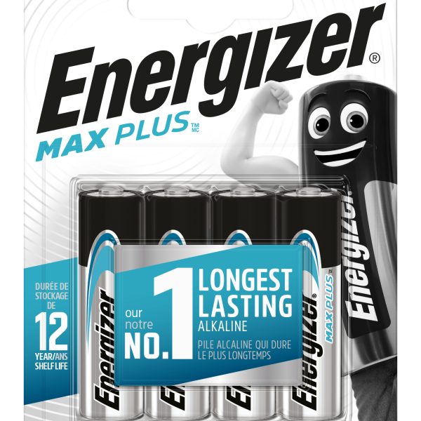 ENERGIZER Batterie Max Plus 1,5V E301323603 Mignon 2800 mAh 4 Stück