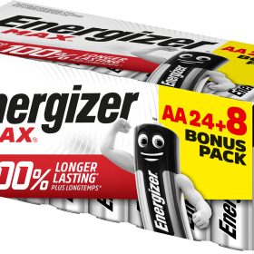 ENERGIZER Batterien Max E303896200 AA/LR6 24+8 Stück