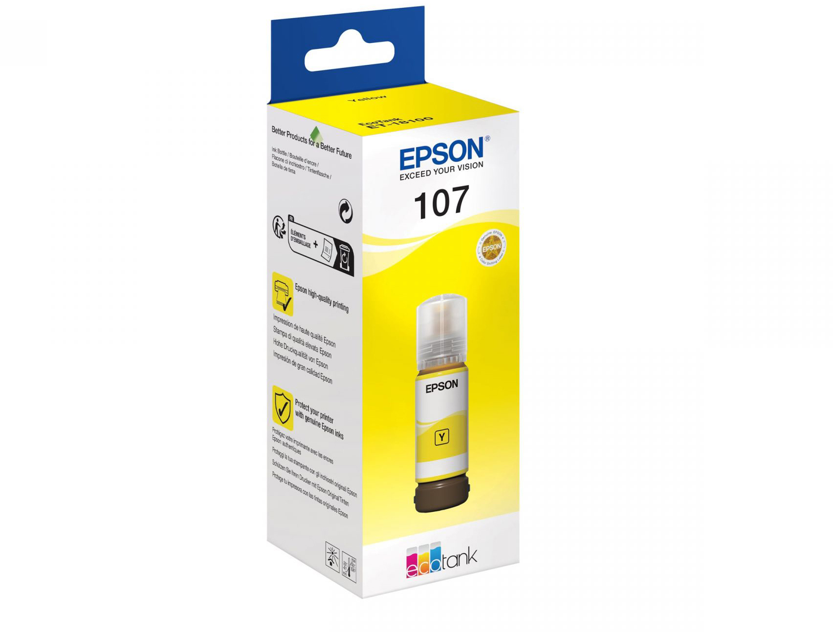 EPSON-T09B440-8715946712420 EPSON Ecotank 107 gelb T09B440 EcoTank ET-18100 7200 Seiten – Bild 1