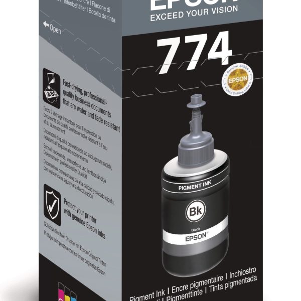 EPSON Tintenbehälter 774 pig.schwarz T774140 EcoTank ET-4550 6000 Seiten