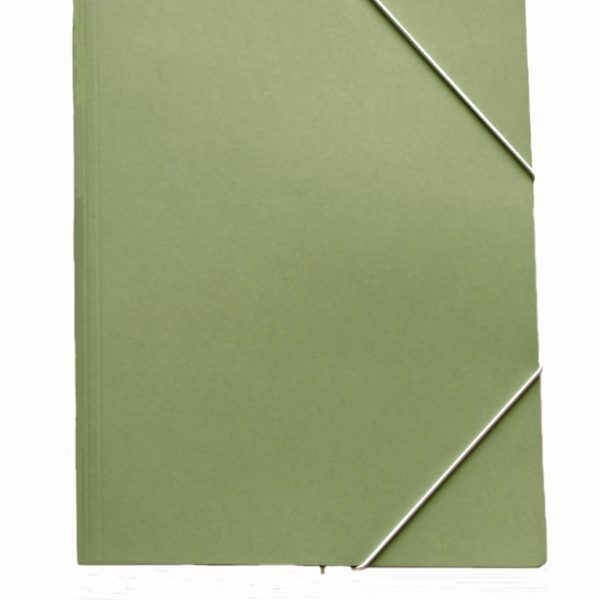 EROLA Gummibandmappe 450my A4 511 grün Karton