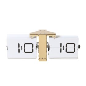 ESMEE Wanduhr Flip Clock 240.006.02 gold