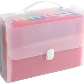 EXACOMPTA Fächermappe Crystal A4 55698E transparent 24-teilig