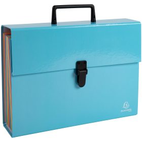 EXACOMPTA Fächermappe Aquarel A4 56762E pastellblau 18-teilig