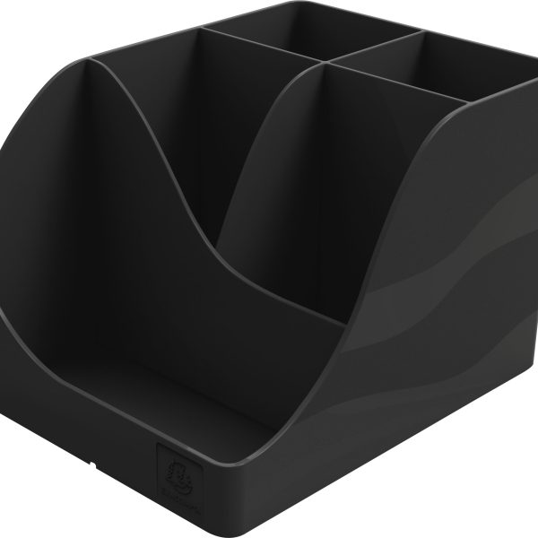 EXACOMPTA Stifteköcher Neo Deco 69514D schwarz 5 Fächer