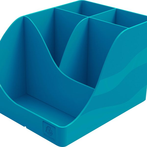 EXACOMPTA Stifteköcher Neo Deco 69528D blau 5 Fächer