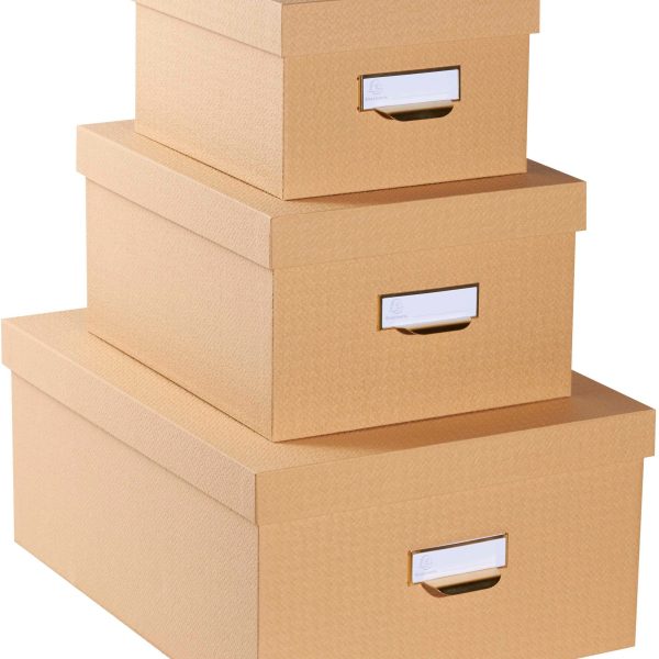 EXACOMPTA Ablagebox OfficeByMe 79602E beige 3er-Set
