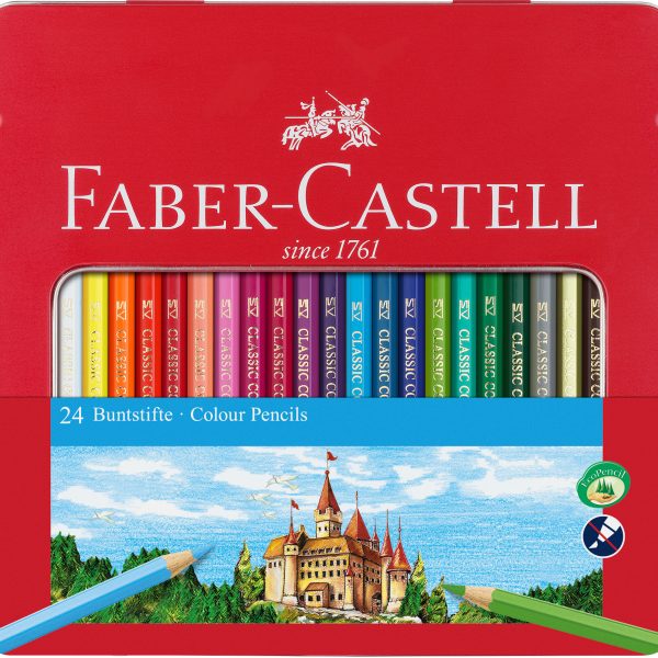 FABER-CASTELL Farbstifte Classic Colour 115824 ass. 24 Stück