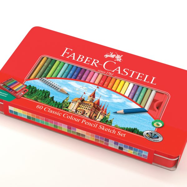 FABER-CASTELL Farbstifte Classic Colour 115894 60 Stück, mehrfarbig