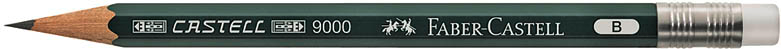 FABER-CASTELL-119038-4005401066101 FABER-CASTELL Bleistift 9000 B 119038 – Hochwertig & günstig bei ShopDeca