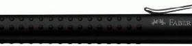 FABER-CASTELL Druckbleistift GRIP 2011 0.7mm 131287 schwarz met. Radierer