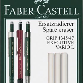FABER-CASTELL Radierer 131596 Grip 1345/1347 3 Stück