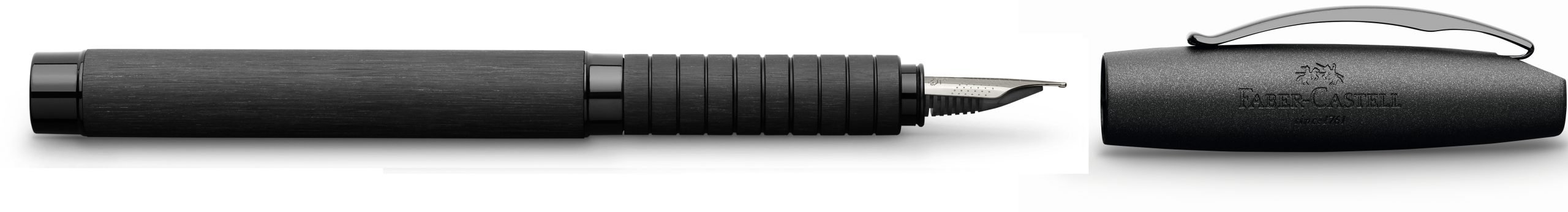 FABER-CASTELL Füller Essentio M 148480 schwarz