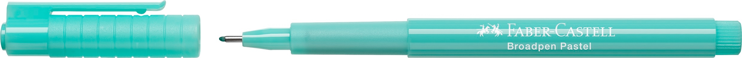 Fibre tip pen Broadpen pastel turqouise FABER-CASTELL Fineliner Broadpen 1554 0.8mm 155457 pastelltürkis – Hochwertig & günstig bei ShopDeca
