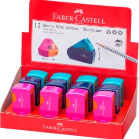 FABER-CASTELL Spitzer Sleeve Mini 182714 div. Farben ass. 1 Stück
