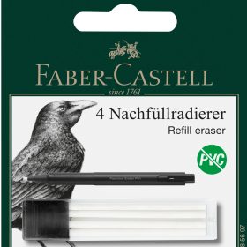 FABER-CASTELL Ersatzradierer Precision 185697 4 Stück