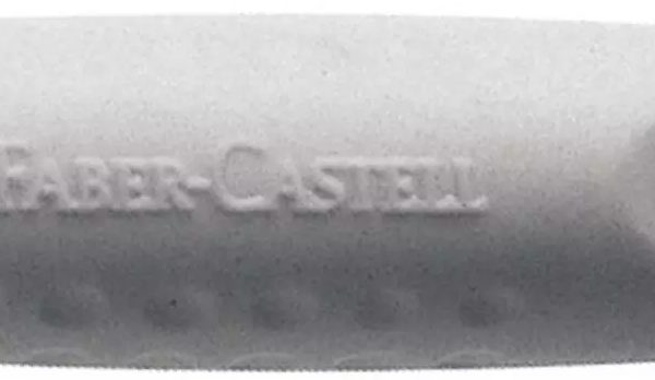FABER-CASTELL Aufsteckradierer GRIP 2001 187000 grau, 10x10x40mm 2 Stück