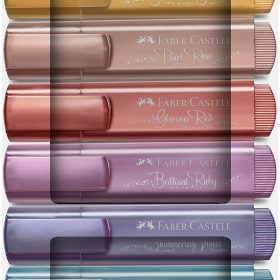 FABER-CASTELL Textmarker TL 46 254678 Metallic 8 Stück