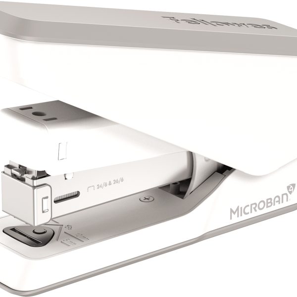 FELLOWES Heftgerät EasyPress LX840 5011701 Microban, weiss 25 Blatt