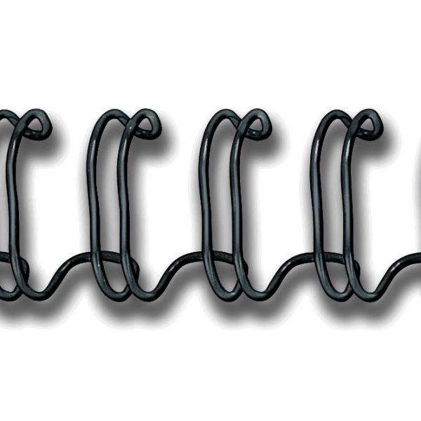 FELLOWES Drahtbinderücken 6mm 53218 schwarz 100 Stück