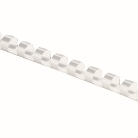 FELLOWES Plastikbinderücken 6mm 5330003 weiss 25 Stück