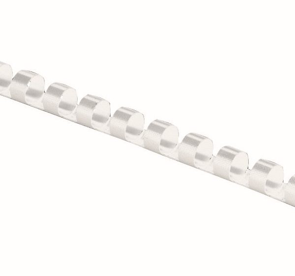FELLOWES Plastikbinderücken 6mm 5330003 weiss 25 Stück