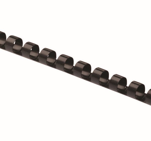 FELLOWES Plastikbinderücken 6mm 5330302 schwarz 25 Stück