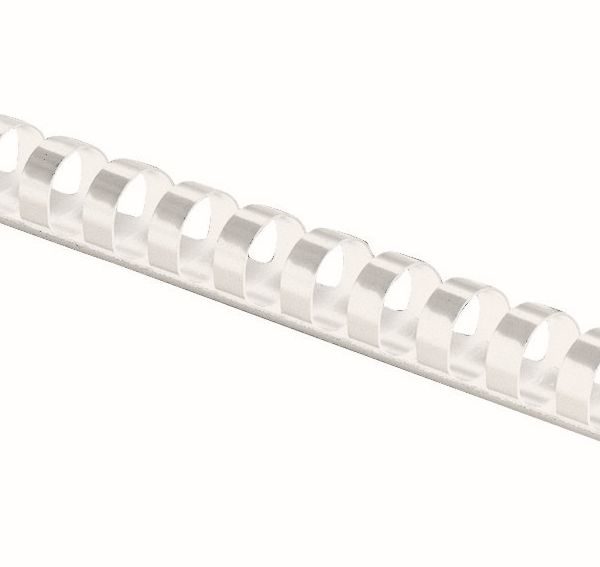 FELLOWES Plastikbinderücken 10mm 5330803 weiss 25 Stück