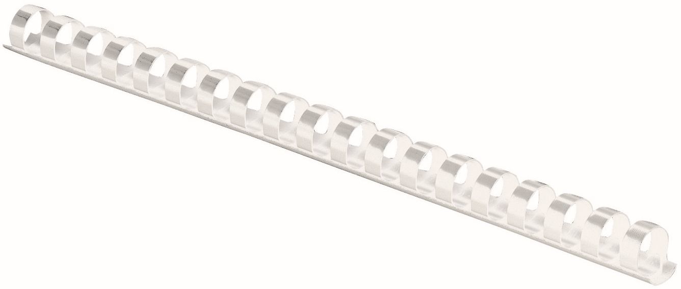 FELLOWES-5330803-0077511533082 FELLOWES Plastikbinderücken 10mm 5330803 weiss 25 Stück – Hochwertig & günstig bei ShopDeca