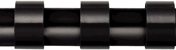 FELLOWES Plastikbinderücken 10mm A4 5331102 schwarz, rund 25 Stück