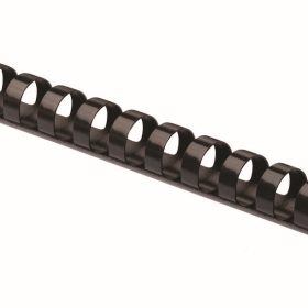 FELLOWES Plastikbinderücken 14mm 5331902 schwarz 25 Stück