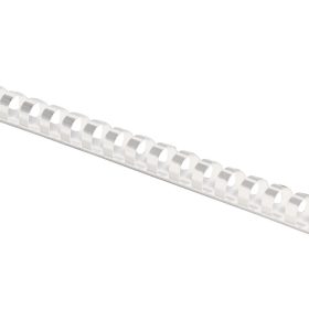 FELLOWES Plastikbinderücken 8mm A4 5345406 weiss, rund 100 Stück