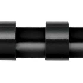 FELLOWES Plastikbinderücken 8 mm A4 5345707 schwarz, rund 100 Stück