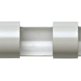 FELLOWES Plastikbinderücken 10mm A4 5345805 weiss, rund 100 Stück