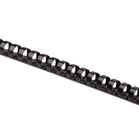 FELLOWES Plastikbinderücken 10 mm A4 5346108 schwarz, rund 100 Stück