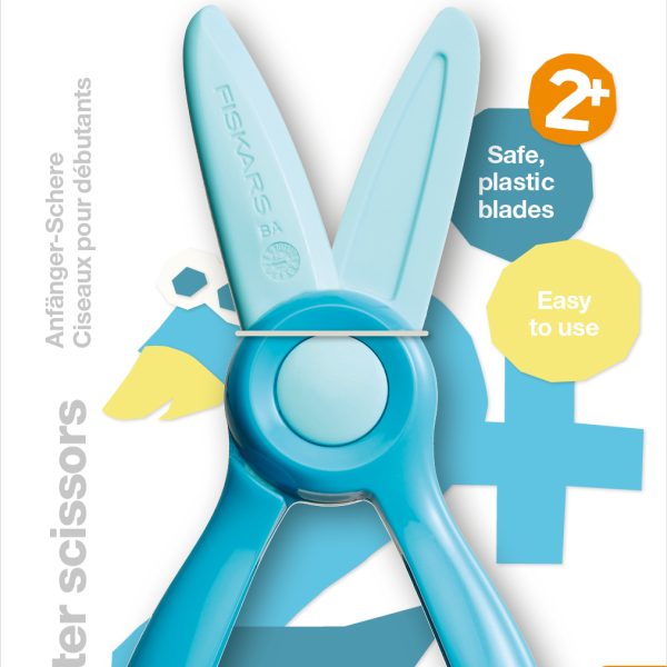 FISKARS Kinderschere 9.5cm 1064066 türkis, für Anfänger