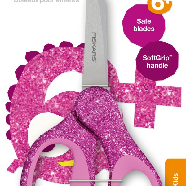 FISKARS Kinderschere 13cm 1064074 pink, Rechtshänder